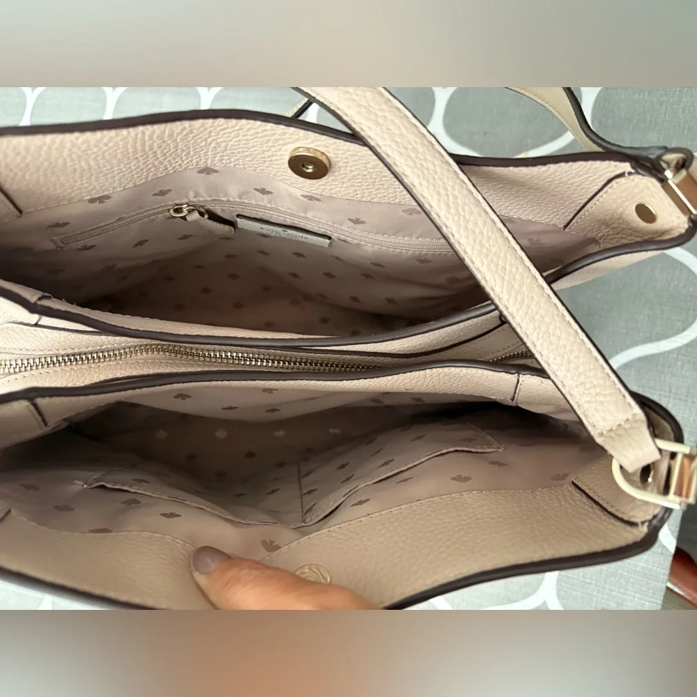 Kate Spade White and Tan Shoulder Bag - Picture 6 of 12